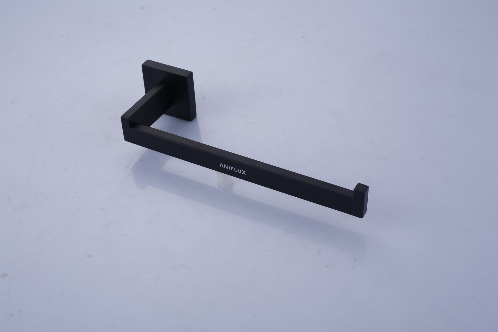 ANIFLUX Matte Black Hand Towel Holder