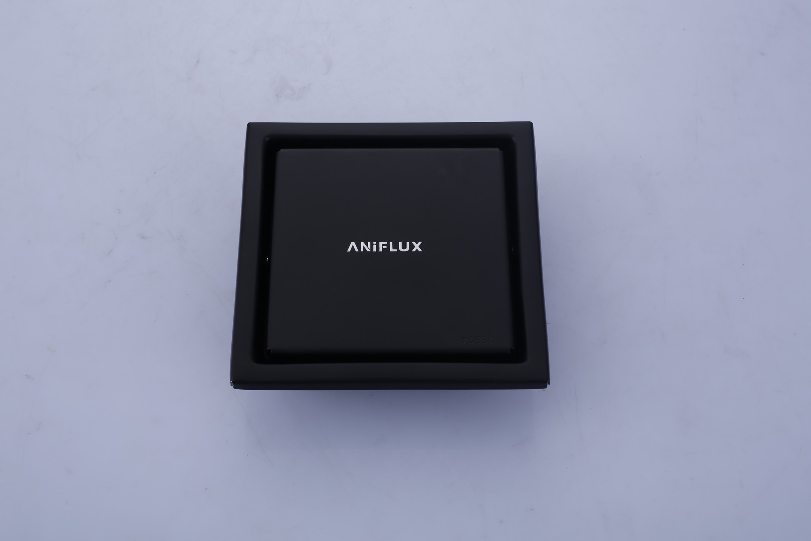 ANIFLUX Matte Black Square Shower Floor Drain
