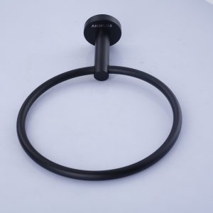 Matte Black Towel Rack Set SUS304 Stainless Steel Bathroom Hardware Set